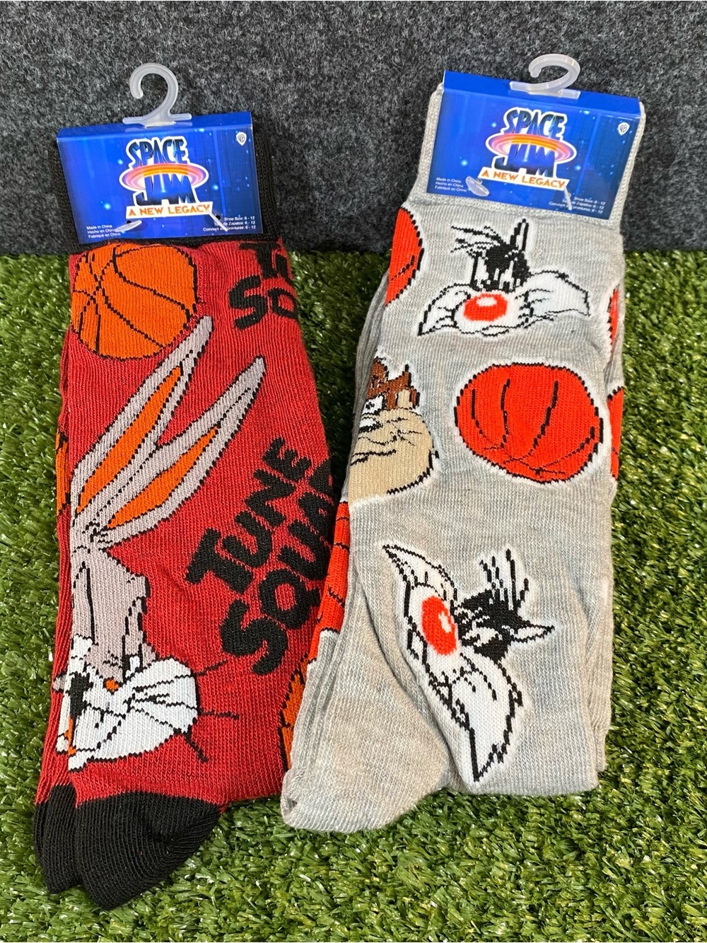 Men's Crew Socks Lebron James Space Jam Tune Squad Looney Tunes